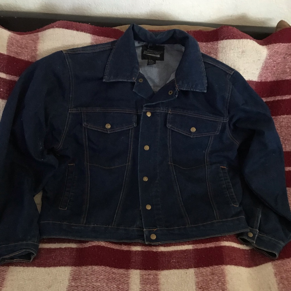Vintage Expressions Blue Denim Jacket XLarge Men’s